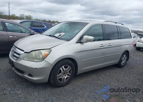 2005 Honda Odyssey Ex-L z USA, uszkodzony, nr VIN 5FNRL386X5B039423